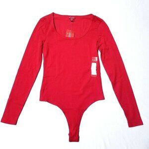 Guess Women's‎ Solid Bodysuit Shirts Long Sleeve